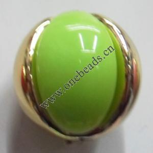 Plating Resin Beads Round 19mm Sold by bag