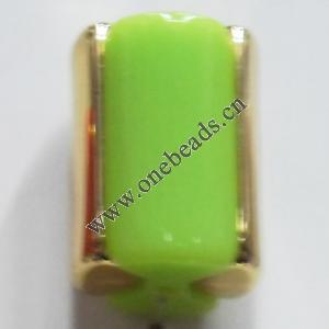Plating Resin Beads Round 20x15mm Sold by bag