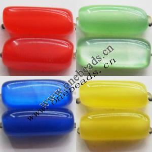 Resin Beads, rectangle 6x14mm Sold by bag