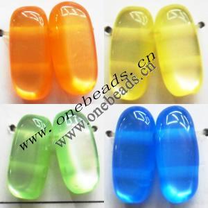 Resin Beads,2 Holes 6x15mm Sold by bag