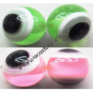 Resin Beads,Oval 6x8mm Sold by bag