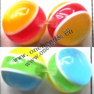 Resin Beads,Round 12mm Sold by bag