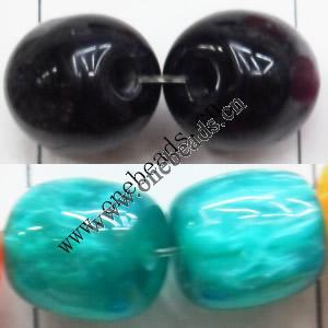 Resin Beads,Drum 12x12mm Sold by bag