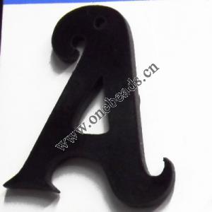 Resin Pandent Letters 29x34mm Sold by bag