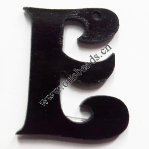 Resin Pandent Letters 24x30mm Sold by bag