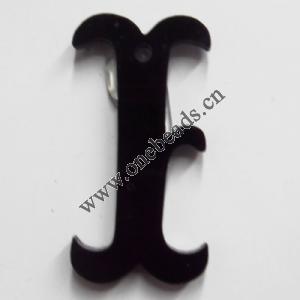 Resin Pandent Letters 14x24mm Sold by bag