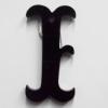 Resin Pandent Letters 14x24mm Sold by bag