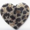 Resin Pandent,44mm Heart Sold by bag