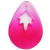Resin Pandent,36x50mm Hollow Flat Teardrop Sold by bag