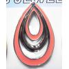 Hollow Flat Teardrop Resin Pandent,36x55mm Sold by bag