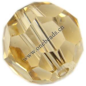 Resin Beads, Imitation Swarovski Crystal，Faceted Oval 8x8mm Sold by Bag