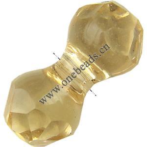 Resin Beads, Imitation Swarovski Crystal，11x5mm,Sold by Bag