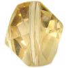 Resin Beads, Imitation Swarovski Crystal，Faceted Flat Drum 16x14x9mm Sold by Bag