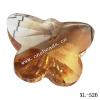 Resin Beads, Imitation Swarovski Crystal Faceted Butterfly 30x22x13mm Sold by Bag