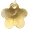 Resin Beads, Imitation Swarovski Crystal Faceted Flower 12x7mm Sold by Bag