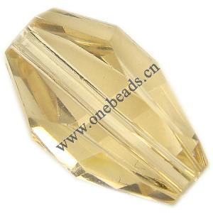 Resin Beads, Imitation Swarovski Crystal Faceted Drum 22x12mm Sold by Bag