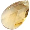 Resin Beads, Imitation Swarovski Crystal Flat Faceted Teardrop 22x13x7mm Sold by Bag