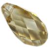 Resin Beads, Imitation Swarovski Crystal Faceted Teardrop 11x6mm Sold by Bag