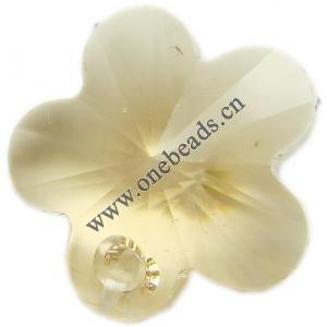 Resin Beads, Imitation Swarovski Crystal Faceted Flower 14x7mm Sold by Bag
