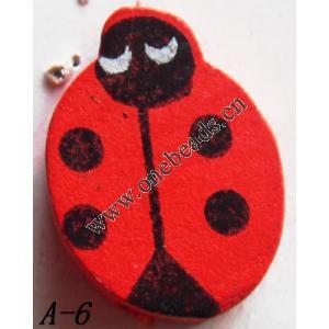Wood Beads Animal 14x20x5mm Sold by bag