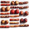 Wood Beads Mixed 8x9mm 5x12mm Sold by bag