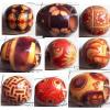 Wood Beads Mixed 14x15mm 16x16mm Sold by bag