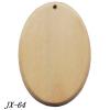 Wood Beads Flat Oval 67x46x8mm Sold by bag