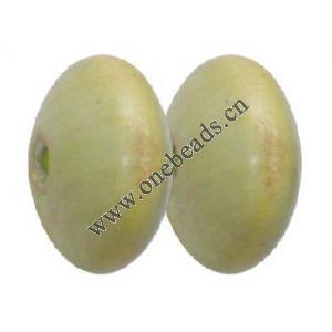 Wood Beads Flat Round 22mm Sold by bag