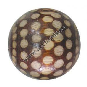 Wood Beads Round 18mm Sold by bag