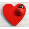 Wood Beads Heart 36x40mm Sold by bag