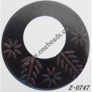 Wood Beads Go-gos 45mm Sold by bag