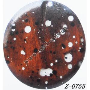 Wood Beads Round 45mm Sold by bag