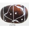 Wood Beads Beads 30x45mm Sold by bag