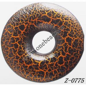 Wood Beads Donut 45mm Sold by bag