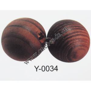 Wood Beads Round 20mm Sold by bag