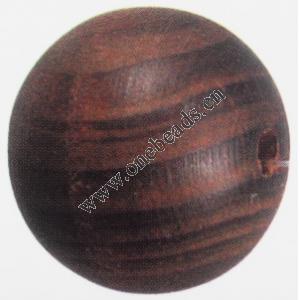 Wood Beads Round 25mm Sold by bag