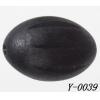 Wood Beads Fluted oval 30x20mm Sold by bag