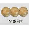 Wood Beads Fluted round 8mm Sold by bag