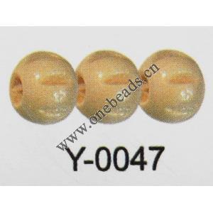 Wood Beads Fluted round 8mm Sold by bag