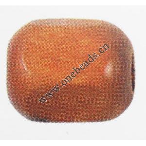 Wood Beads Tube 18x14mm Sold by bag