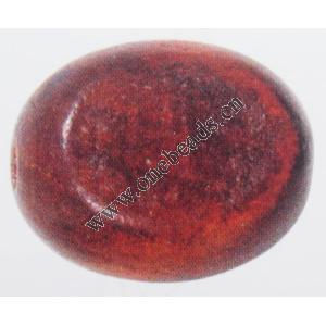 Wood Beads Flat oval 20x25mm Sold by bag