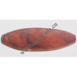 Wood Beads Flat oval 43x14mm Sold by bag