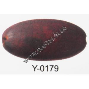 Wood Beads Flat oval 36x18mm Sold by bag