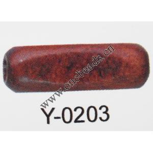 Wood Beads  Tube 23x7mm Sold by kg