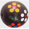 Wood Beads Round 28mm Sold by bag