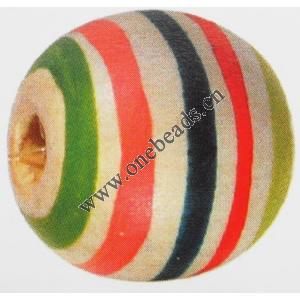 Wood Beads Round 23mm Sold by bag