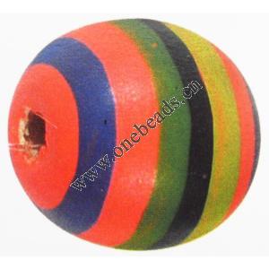 Wood Beads Round 26mm Sold by bag