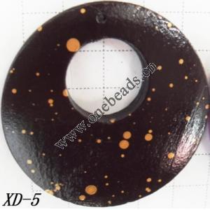 Wood Beads Go-gos 45x45mm Sold per pkg of 1000