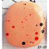 Wood Beads Flat Drum 30x34mm Sold per pkg of 1000