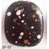 Wood Beads Flat Drum 30x34mm Sold per pkg of 1000